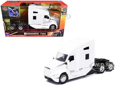 KENWORTH T680 TRUCK TRACTOR WHITE 1/32 DIECAST MODEL BY NEW RAY 11093