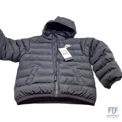 Nike FD2845-010 K XS NSW LOW SYNFL HD JKT Jacket Unisex BLACK/BLACK/WHITE Größe