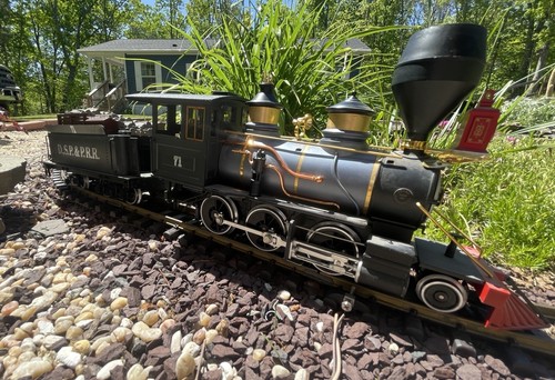 LGB G SCALE 2028D DENVER SOUTH PARK PACIFIC RR STEAM LOCOMOTIVE - Picture 7 of 7