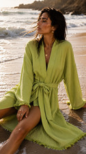 Luxury robe Muslin Bathrobe 100 Cotton multicolor authentic Turkish robe