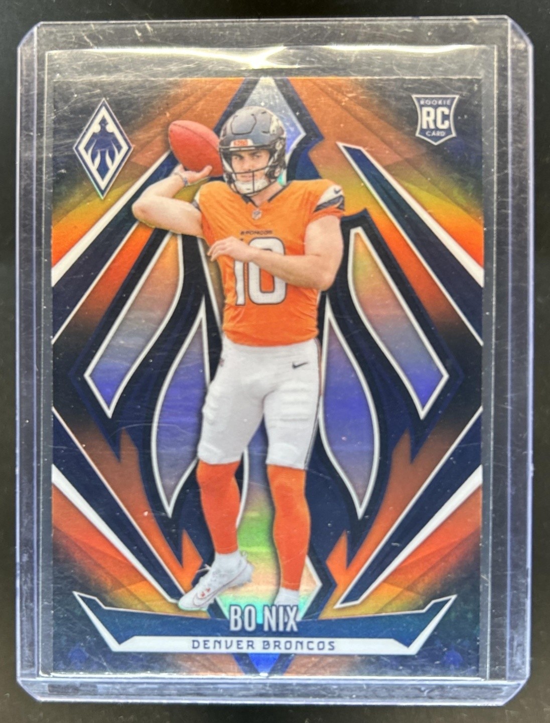 2024 Panini Phoenix Bo Nix RC Orange Fade Rookie #159 Broncos