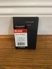 At-A-Glance 2026 Calendar Planner Weekly New Year Pocket 72-01-05 Black Hard