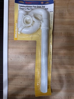 Master Plumber Kitchen/Lavatory Floor Drain Trap (New in Package) 1 1/4  IN
