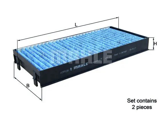 Cabin filter Activated Carbon Filter LAO 221/S MAHLE for BMW X5 X6 - Image 8