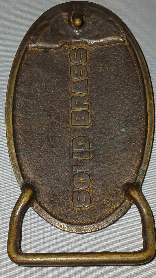 Hebilla de cinturón vintage años 70 75 aniversario Bassett muebles publicidad 1902-1977  Foto 4 de 4