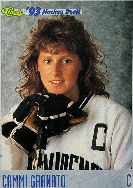 Cammi Granato PSA 9- 1993 Classic Hockey Draft -Providence, Team USA, Gold Medal - Image 4 of 4