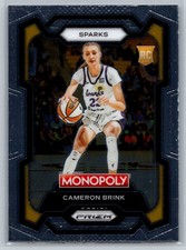 2024 Panini Prizm Monopoly WNBA #39 Cameron Brink RC Los Angeles Sparks