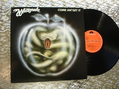 Whitesnake   ~ Come an' Get It  ~ Vintage Japanese IMPORT LP   Polydor 28MM 0027