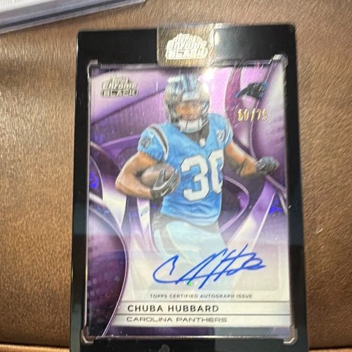 2025 Topps Chrome Chuba Hubbard Chrome Autographs (RAW)