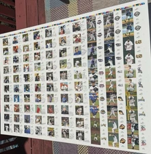 RARE! 2005 Just Minors Memorabilia Uncut 28x40 Sheet -Howard Drew Verlander Cruz