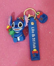 Lilo Stitch Stitch w/Scrump Doll 3D Silicone Character Keychain