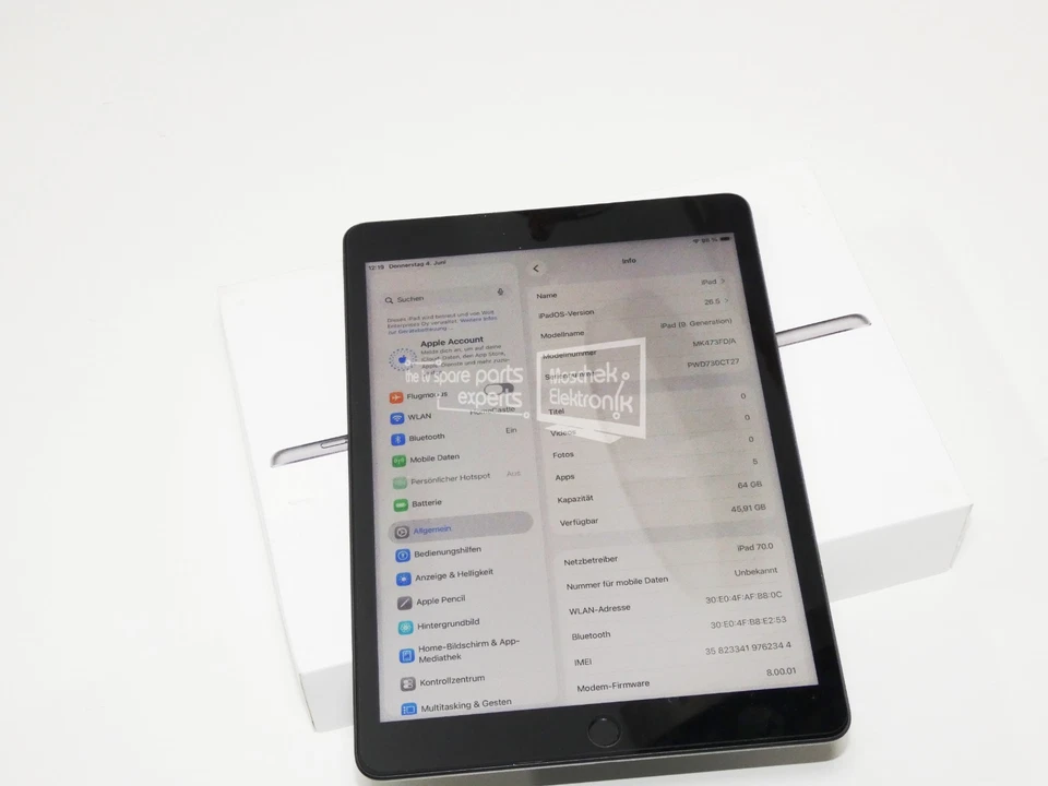 Apple iPad (9th generation) · 64GB · Cellular, Foto 2 von 3
