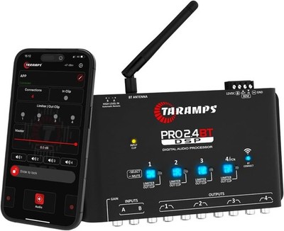 [US DEALER] Taramps PRO 2.4BT  Audio Processor   DSP Bluetooth Control via App