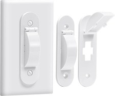 Wall Switch Guard, Child Proof Light Cover Guard  2 Pack, White