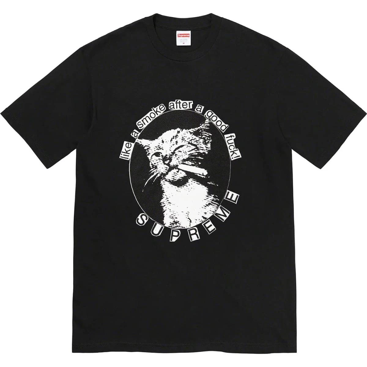 T shirt noir Supreme Smoke taille L 23SS Supreme Smoke