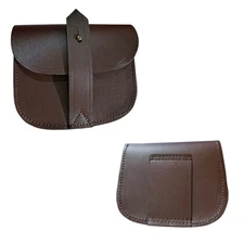 Genuine Leather Ammo Pouch for British Sam Browne Belt – Handmade Military Style