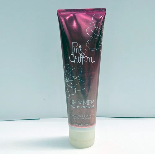Bath & Body Works Pink Chiffon Shimmer Body Cream 