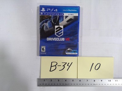 Driveclub VR PS4 PlayStation VR Video Game New Sealed Sony Racing E Rated