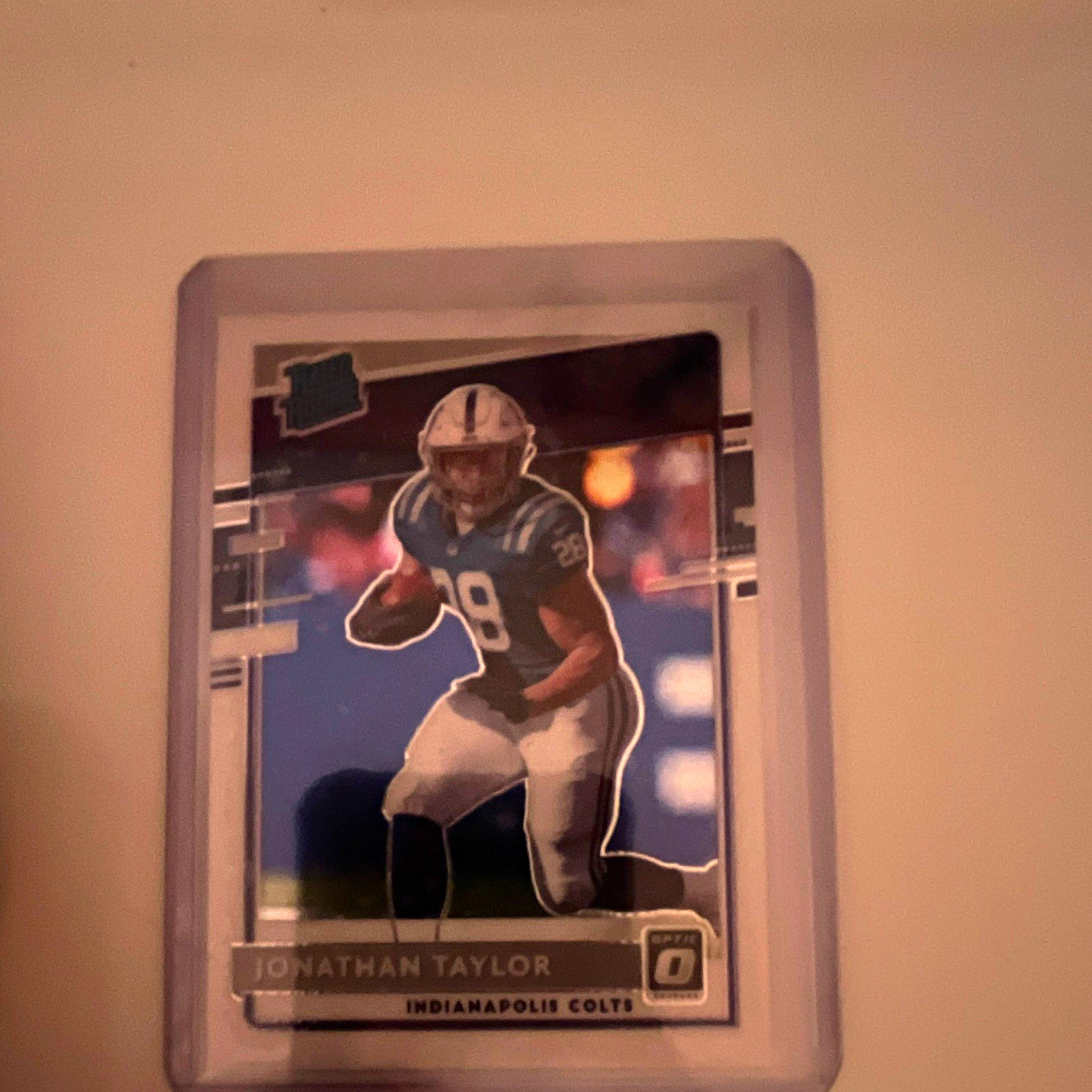 Panini 2020 Donruss Optic Jonathan Taylor Rated Rookie Card #61 Colts NFL