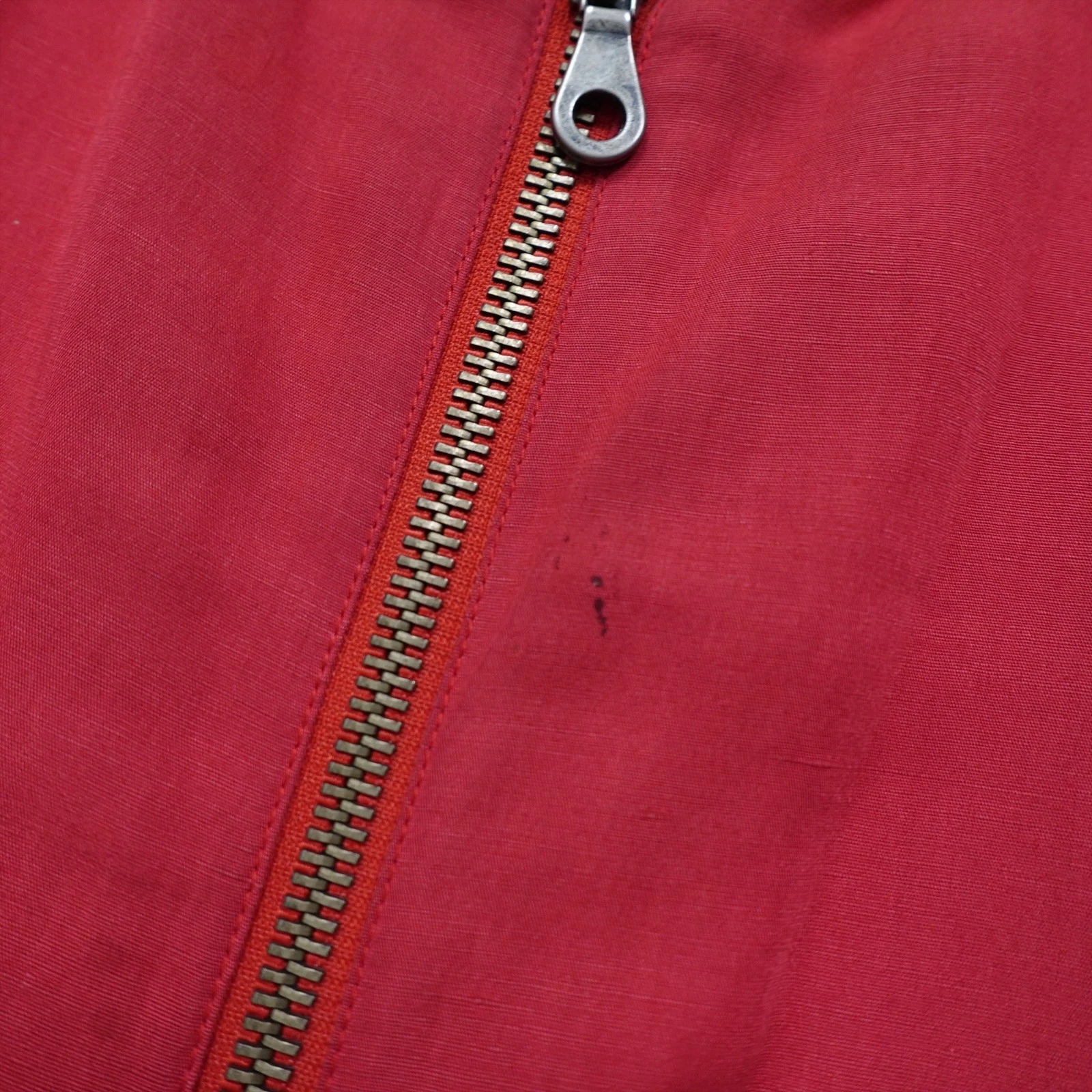 VTG 90s ICEBERG PEANUTS SNOOPY EMBROIDERED BOMBER JACKET RAYON LINEN SIZE 50 - product detail image 9