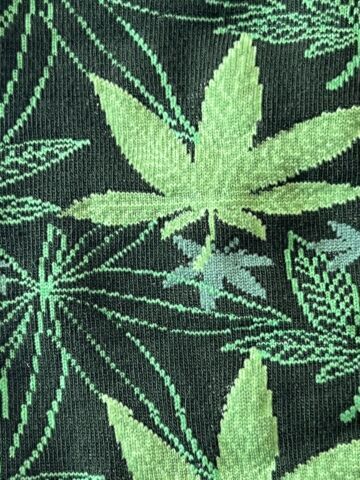 Hoja de cáñamo / Hoja de olla / Hoja de marihuana / Hoja de marihuana 420 Calcetines de vestir de hoja de malezas para hombre - Imagen 10 de 10