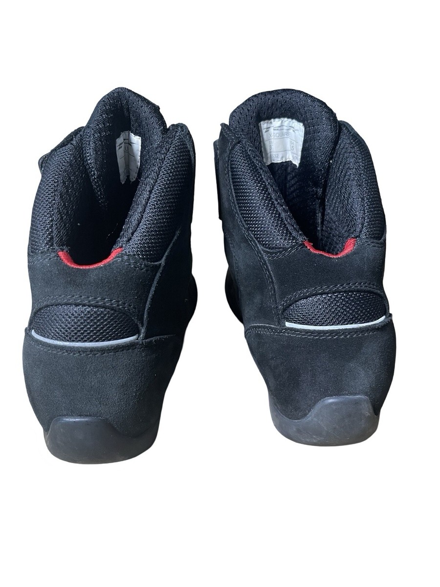 TCX Mens X-Square Motosports Shoes Black 9532 Motorcycle Lace Up