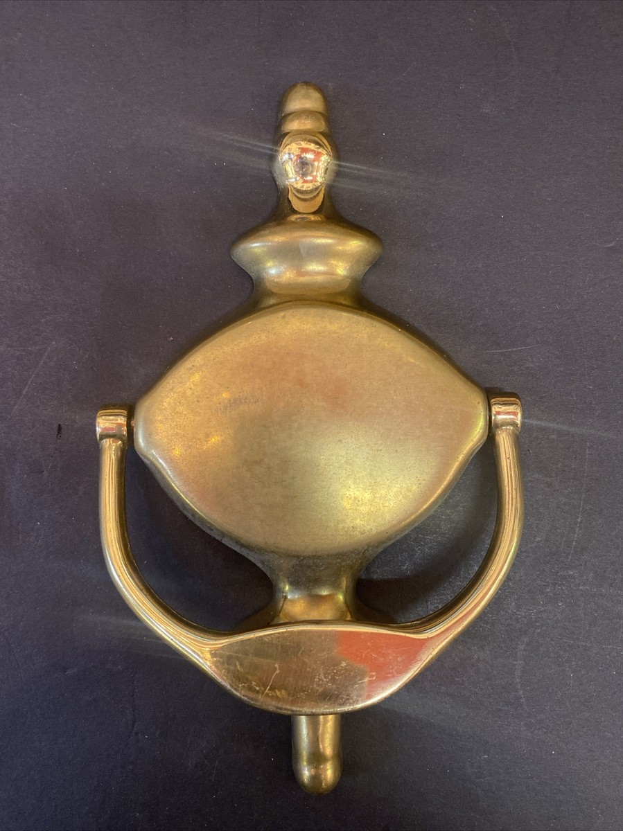 ◆◆専用◆◆ 古い時代の真鍮開閉蓋付きの煙草陳列用ガラス瓶 Vintage Spanish Sold Brass Door Knocker with peephole Things