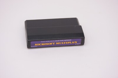 Texas Instruments TI99/4A PHM3113 Command Module Microsoft Multiplan Working