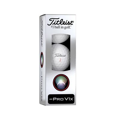 Titleist Pro V1x Left Dash Golf Balls - White (Pack of 12