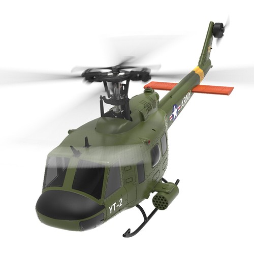 YUXIANG F07 UH-1 Huey Helicopter 2.4G 6CH 6-axis Gyro Optical Flow Positioning - 第 6/16 張圖片