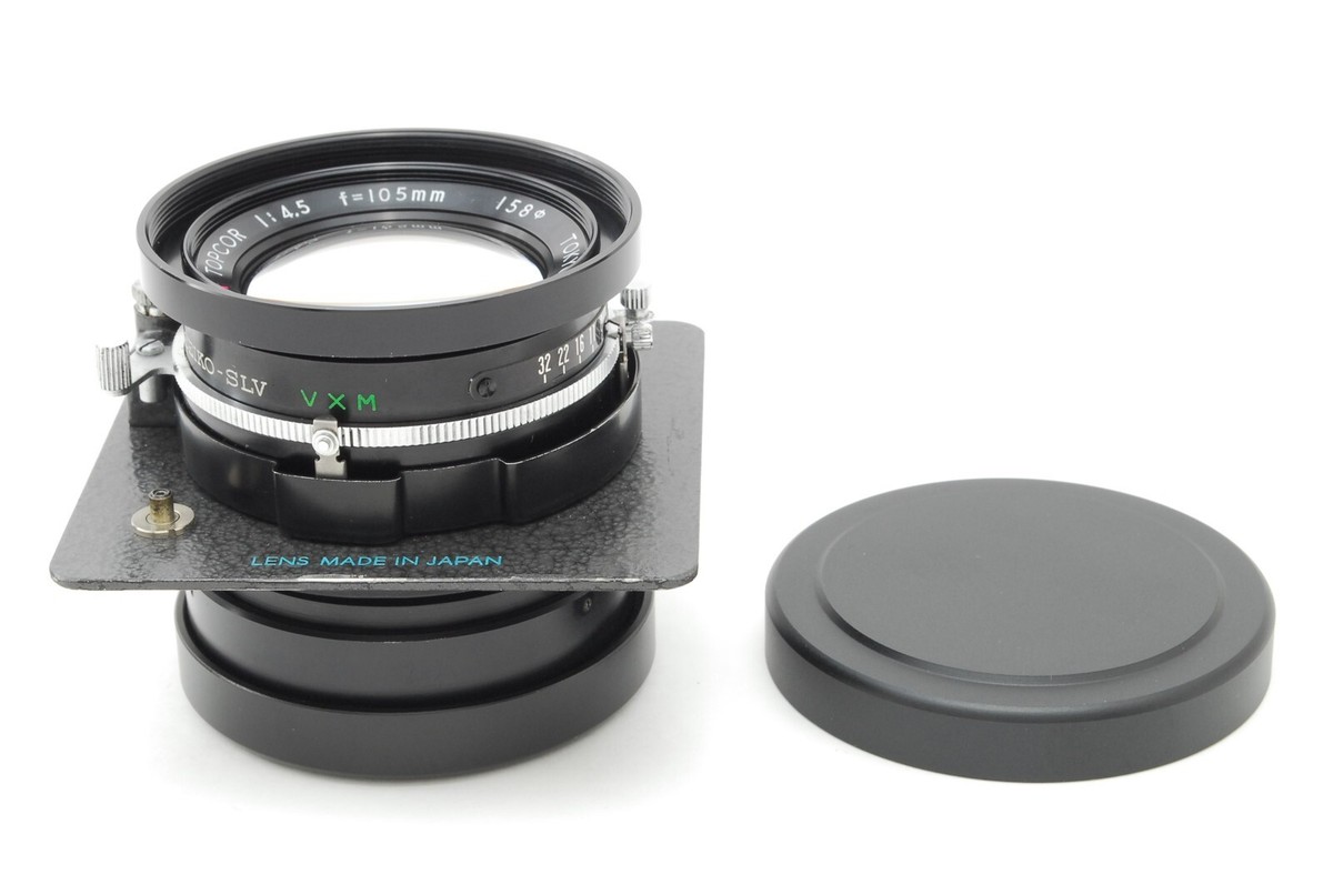 SUPER TOPCOR 105mm f/4.5 レンズ Tokyo Kogaku Super Topcor 105mm f/4.5 Large Format Lens