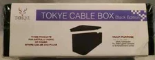 Tokye Cable Box Black Edition Power Strip/Cable/Plug Management System