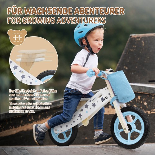 Joyz Laufrad Lernlaufrad Kinderlaufrad Holzlaufrad Fahrrad Kinder Lernrad Holz - Bild 4 von 6