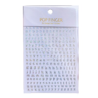 26 Letters Uppercase Lower for Case Letters Self Adhesive Stickers for Envelopes