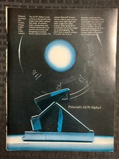 1978 POLAROID SX-70 ALPHA 1 8.5x11" Camera Print Ad VG 4.5 Single Lens Reflex