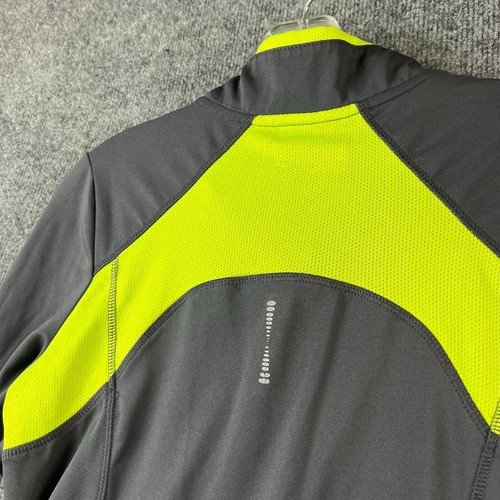 Reebok Jacket Men Small Gray Run Running Athletic Pullover 1/4 Zip Sweatshirt - Imagen 14 de 17