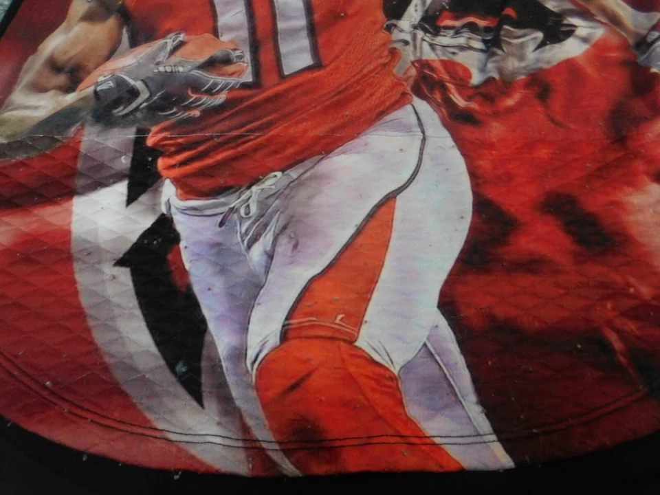 Camisa Atlanta Falcons Grande Para Hombre Roja Julio Jones NFL Fútbol Foto 4 de 4