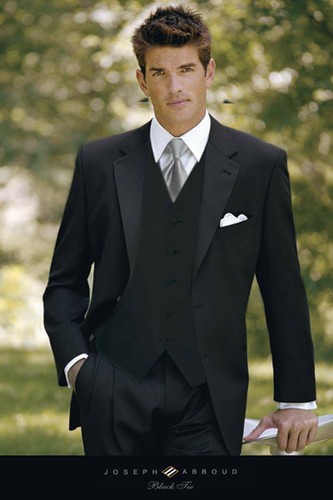 Black Joseph Abboud Tuxedo Coat Pant 