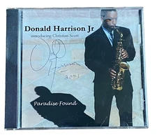 AUTOGRAPHED DONALD HARRISON  Christian Scott Paradise Found CD Jazz Saxophone