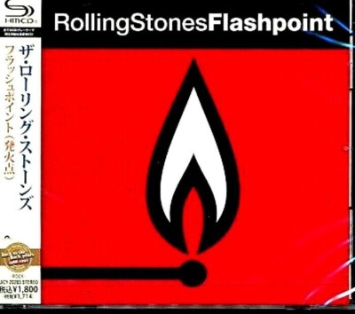 THE ROLLING STONES FLASHPOINT BRAND NEW JAPAN CD - RMST SHM AUDIOPHILE CD