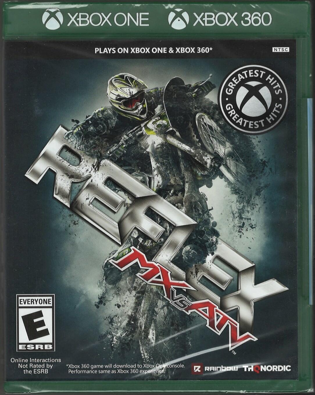 MX vs. ATV: Reflex (Greatest Hits) (XB1 Packaging) Xbox 360 (Brand New  Factory S