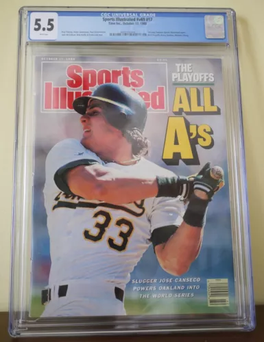 Sports Illustrated: October 17, 1988 (Jose Canseco - All A's) [CGC 5.5]