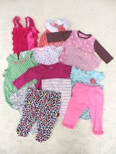 GIRLS CLOTHING LOT 12pcs. Size- O-3 Mon