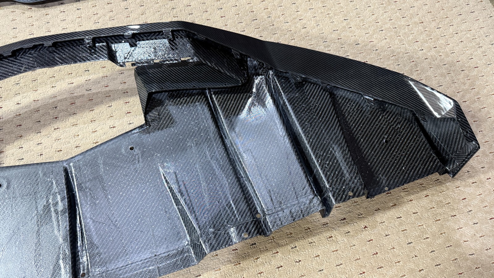 Lamborghini Aventador CARBON FIBER Rear Diffuser/Luggage Compartment Covers *NEW