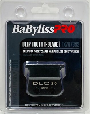 BaByliss PRO FX707BD2 Replacement DLC T-Blade Deep Tooth 2.0MM for FX787 & FX726