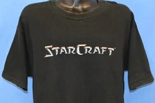 vintage 90s STARCRAFT BLIZZARD RTS VIDEO GAME SCI FI PROTOSS WARRIOR t-shirt XL