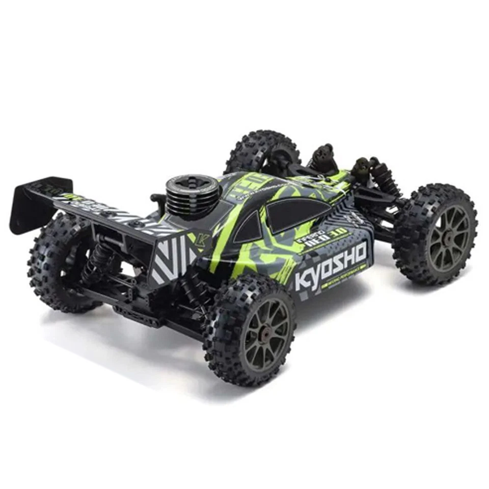 Kyosho 33012T6 INFERNO NEO 3.0 Type 6 Yellow 1/8 GP 4WD Racing Buggy RTR - Image 4 of 4