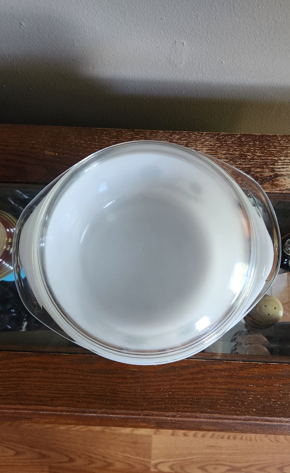 Oven Were 514 Casserole Dish With Lid Green Flowers & Leaves 10"×8¾"