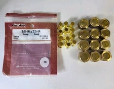 Lot of 12 Proline Series 3/8-in x 3/8-in Compression Coupling Union Fittings New