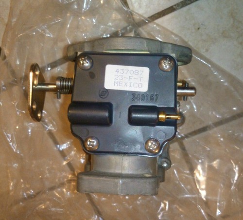 CARBURETOR 0437087 OMC 737 JOHNSON EVINRUDE BRP 437087 ORIGINAL CARBURETOR - Picture 4 of 7